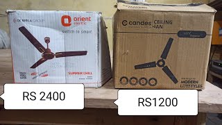 candes fan genuine review after 1 year use candes vs orient fan कौन सा पंखा ले  जाने इस वीडियो में [upl. by Rehpotsirhc]