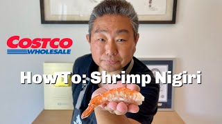 Professional How To Costco Shrimp Preparation For Nigiri [upl. by Am]