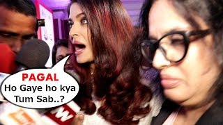 Aishwarya Rai HARASSED By Media At Womens Day Event In Mumbai [upl. by Stargell454]