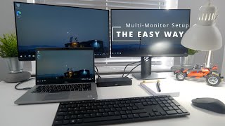 Multiple Monitor Setup  The Easy Way [upl. by Anihsat32]