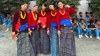 Gorkhe Khukuri  गोर्खे खुकुरी  Cover dance by class 9 students  Vidhya Bikash School 😘 [upl. by Yle767]