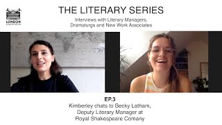 The Literary Series  Episode 3 Becky Latham RSC [upl. by Brietta821]