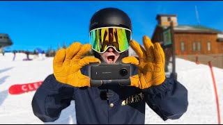 The BEST Action Camera For Skiers and Snowboarders [upl. by Akkeber939]