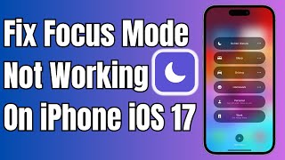 How To Fix iPhone Focus Mode Not Working in iOS 1617 [upl. by Adnohsal]