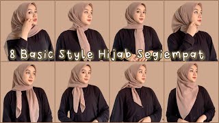 Tutorial Hijab Segiempat Simple untuk Seharihari Kondangan Wisuda Lamaran Kerja dan Kuliah [upl. by Isidore]