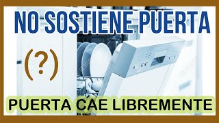 💪 PUERTA LAVAVAJILLAS SE CAE 👈 solucion 👉 COMO CAMBIAR MUELLE PUERTA LAVAVAJILLAS 👀 Dishwasher [upl. by Esertak]