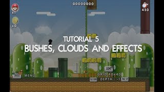 Tutorial 5  Mario Forever World Maker  Placing Trees Clouds Effects [upl. by Octavius]