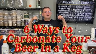 6 Ways to Carbonate Your Beer in a keg  How to carbonate beer in a keg [upl. by Llemmart899]