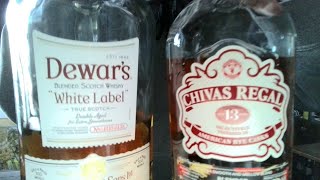 Dewars White Label vs Chivas Extra 13 Rye Cask Selection [upl. by Lenuahs856]