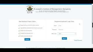 SJIM Admission 2021 Started  How to Fill St Joseph’s Institute of Management Application Form [upl. by Halda]