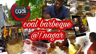 t nagar coal barbeque food buffet [upl. by Eatnuahs222]