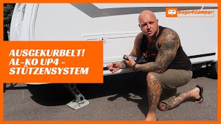 ALKO UP4  Einbau amp Montage elektronische HubSchwerlaststützen für den Wohnwagen  DIY Tipp [upl. by Foushee]