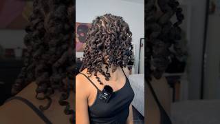 curling my locs  10010 flexirodlocs curlinglocs locs [upl. by Ofori]