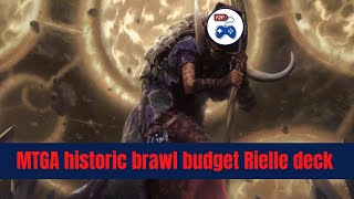 MTGA historic brawl COMPETITIVE budget Rielle the Everwise deck [upl. by Aydne]