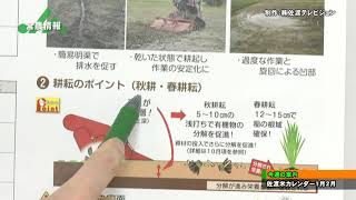 佐渡テレビ営農情報 210201 ～佐渡米カレンダー1・2月の重点ポイントについて～ [upl. by Grath]