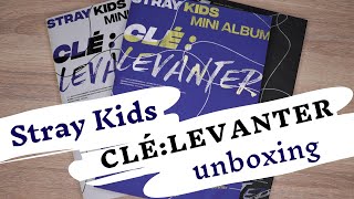 Clé Levanter распаковка альбома Stray Kids все версии  Unboxing [upl. by Anot]