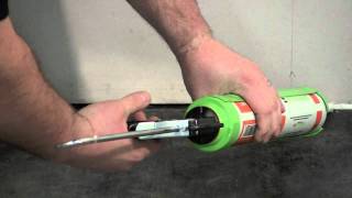 Applying Green Glue Noiseproofing Sealant [upl. by Naivart]