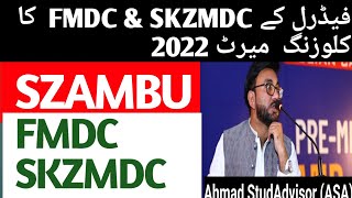 FMDC CLOSING MERIT  FMDC Admission 2023  SKZMDC CLOSING MERIT 2022 [upl. by Ahsieym582]