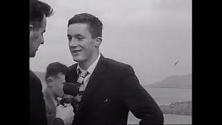 Boat And Bicycle to School from Valentia Island Co Kerry Ireland 1967 [upl. by Anerbas568]