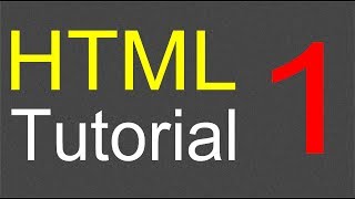 HTML Tutorial for Beginners  01  Creating the first web page [upl. by Nichola65]