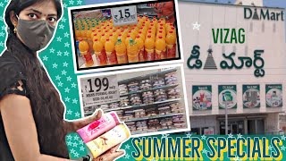 DMART Vizag Shopping Vlog  Summer Offers in Dmart  Vizag Madhurawada Dmart  iSmart teju [upl. by Bentlee]