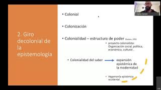 2 Injusticia epistémica y el giro decolonial de la epistemología Carlos Garzón Rodríguez  UdeA [upl. by Genesia]