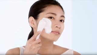 How to Wash Your Face Using a Cleansing Brush  Skincare Tutorial  Shiseido [upl. by Akierdna]