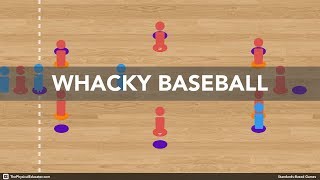 Whacky Baseball  Physical Education Game Striking amp Fielding [upl. by Aubrey302]