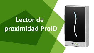 Lector de tarjeta de proximidad serie ProID ZKTeco wiegand al mejor precio de México [upl. by Dacey787]