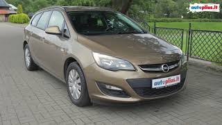 Opel Astra 20092015  Autopliuslt automobilio apžvalga [upl. by Htebilil]