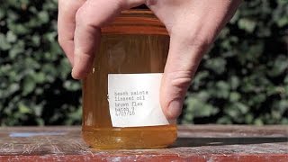 Making linseed oil a process [upl. by Aniretak919]