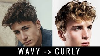 3 STEP WAVY TO CURLY HAIR TUTORIAL [upl. by Vevine]