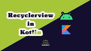 How to create a Recyclerview in android  kotlin [upl. by Worra692]