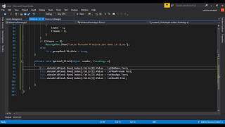 4  Bouton Modifier DataGridView c  Update button Csharp  DARIJA [upl. by Kinemod]