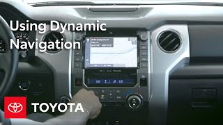 How To Use Dynamic Navigation in the Toyota Multimedia System [upl. by Atinehs]