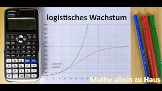 logistisches Wachstum  Mathe allein zu Haus [upl. by Salis]