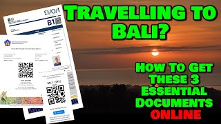 How to Get an Online Tourist Visa for Bali and EXTEND Your Bali Visa [upl. by Kearney]