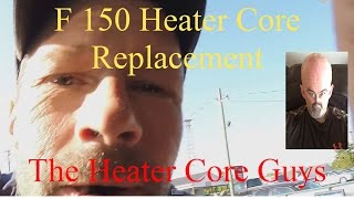 Heater Core F150 ReplacementThe Best Way To Do It Wet Carpet [upl. by Khoury]