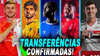 TRANSFERÊNCIAS CONFIRMADAS 2022  Timo Werner Gonçalo Guedes Amadou Onana Nahuel Ferraresi e mais [upl. by Fregger]