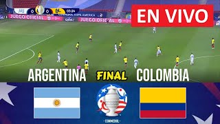 🔴 EN VIVO  ARGENTINA vs COLOMBIA  FINAL  Copa América 2024  Partido En vivo Hoy [upl. by Georges429]