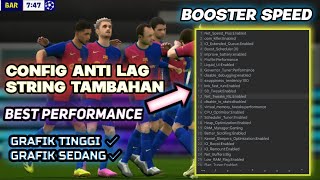 CONFIG TERBARU EFOOTBALL NO LAG  FIX FRAME DROP ENTENG  RINGAN DAN NYAMAN UNTUK PUSH DEVISI [upl. by Lakym]