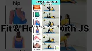 weight loss exercises at homeyoga weightloss fitnessroutine short [upl. by Frech533]