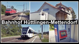 Kleiner Bahnhof HüttlingenMettendorf Kanton Thurgau Schweiz 2021 [upl. by Parthenia365]