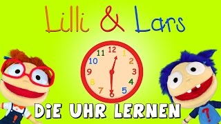 Die Uhr lernen für Kleinkinder  Lernvideo für Kinder  Uhrzeiten lernen mit Lilli und Lars [upl. by Amjan242]