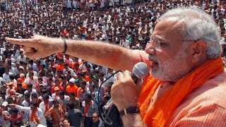 Narendra Modis hunkaar rally in Bihar [upl. by Sldney]