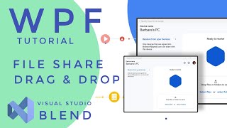 WPF Tutorial Nearby Share App in Visual studio blend  Handy Controls  Nearby Share [upl. by Konstanze]