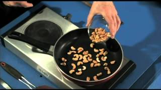 Toasting Cashews  quick easy to do kitchen cooking basic [upl. by Gaillard]