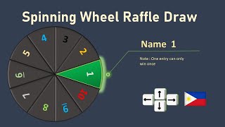 How To Make A Raffle Draw Spinning Wheel In MS PowerPoint  Tagalog [upl. by Dennet]