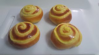 Roti manis isi vla  custard bread [upl. by Babb]