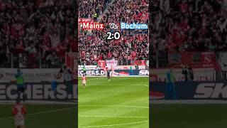 Mainz vs Bochum 20 😍mainz05 bundesliga fsv fsvmainz05 vflbochum vfl bochum mainz [upl. by Enylcaj]